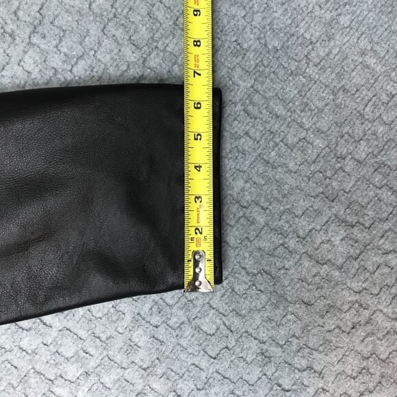 Jim & Mary Lou Leather Jacket Mens XL Black 3M Thinsulate Car Coat Quilted Lined - Picture 8 of 16